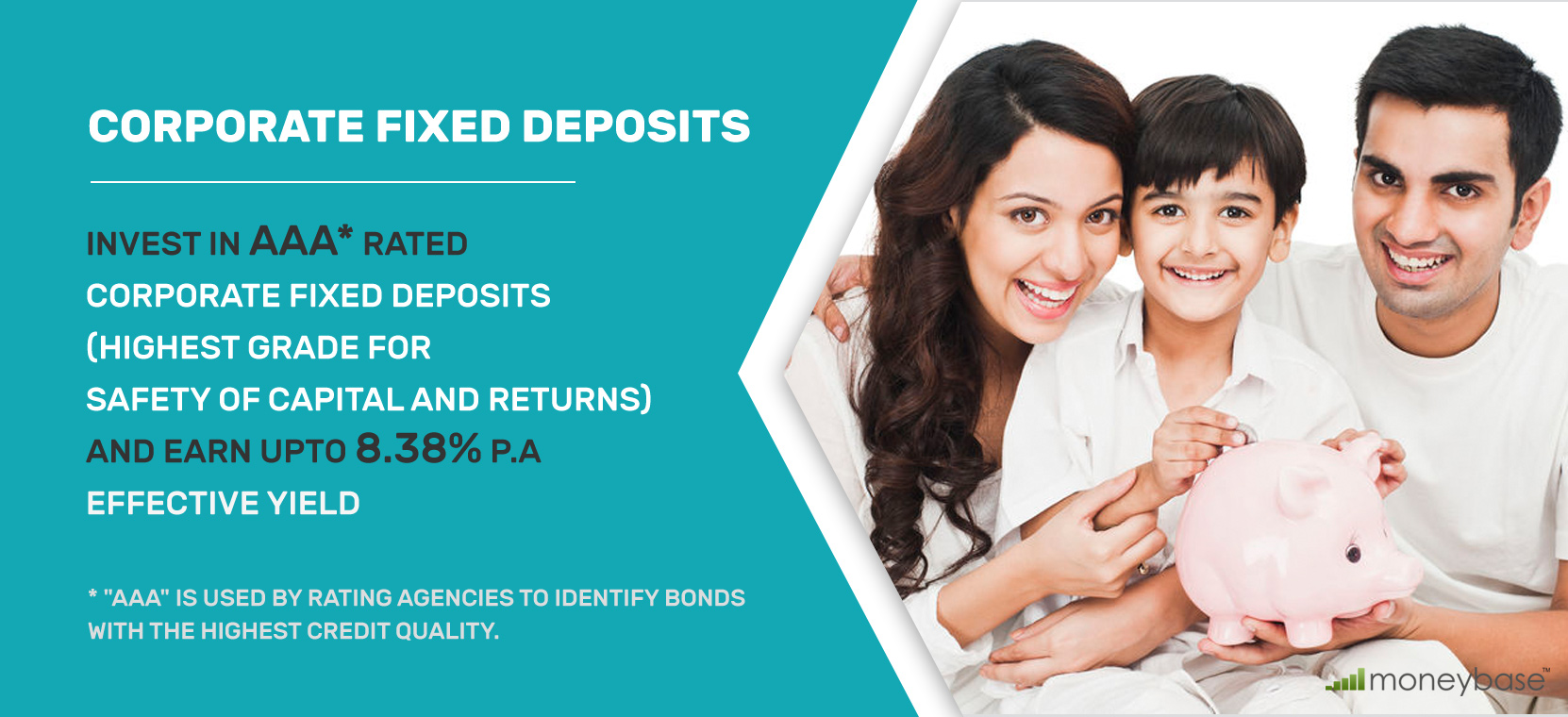 Moneybase Corporate Fixed Deposit Earn upto 8.38%